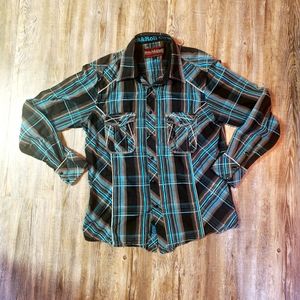 Rock and Roll Cowboy Long Sleeve Button Shirt